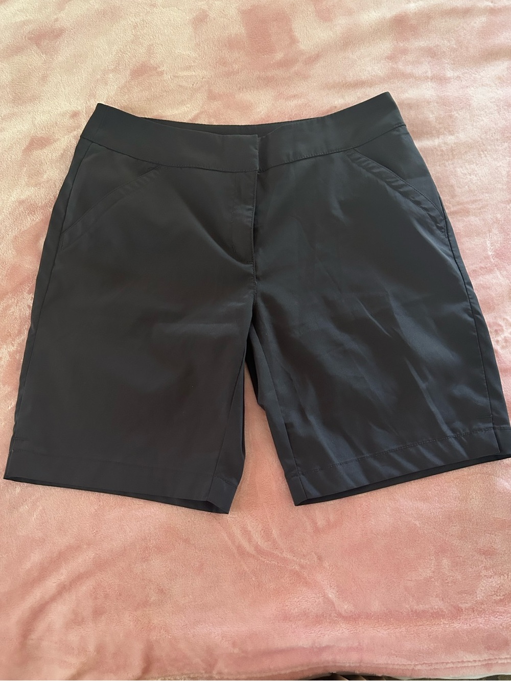 PGA Tour Women's dark gray  Athletic Bermuda Shorts